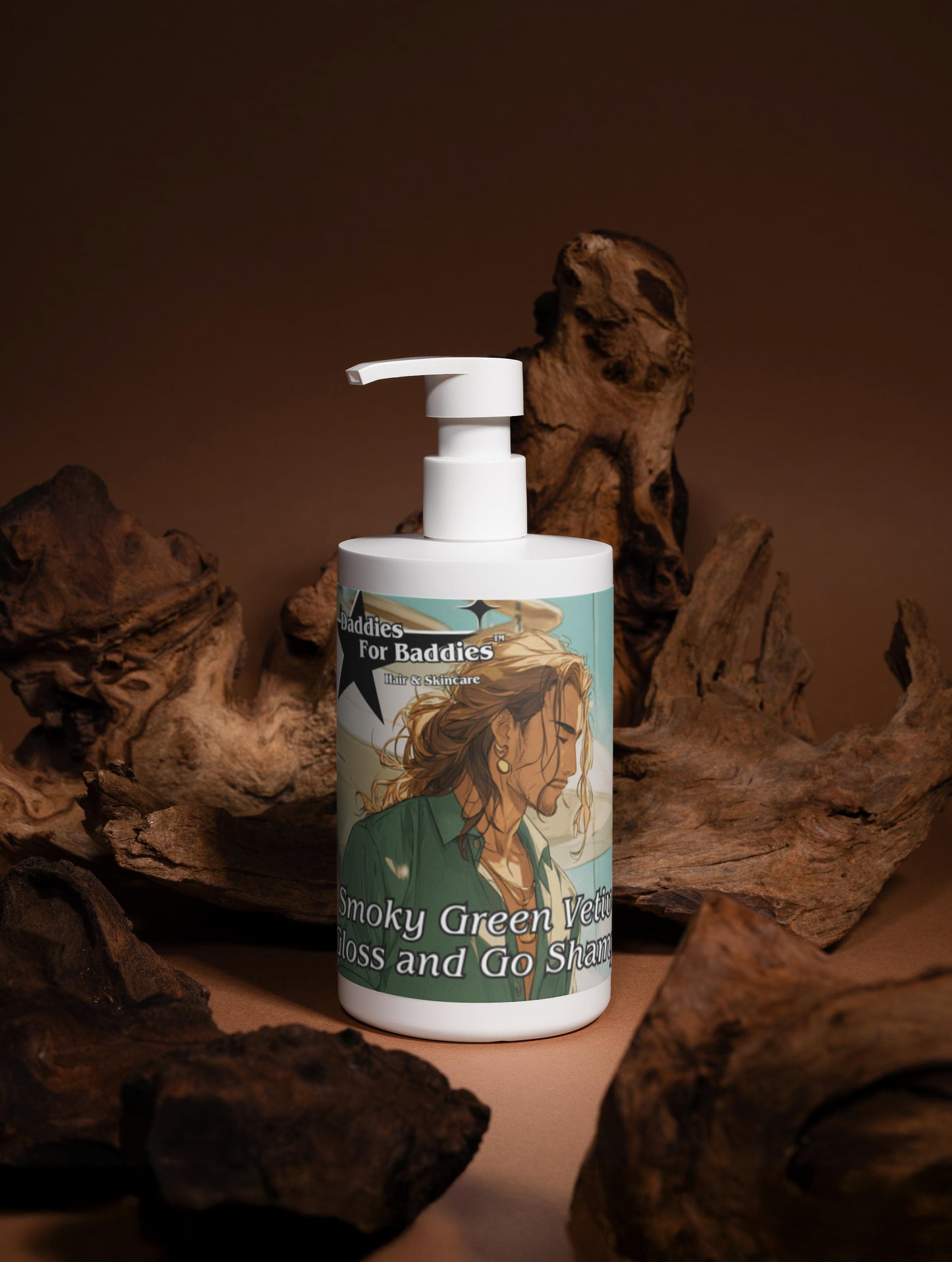 Daddies for Baddies Smoky Green Vetiver Gloss and Go Shampoo