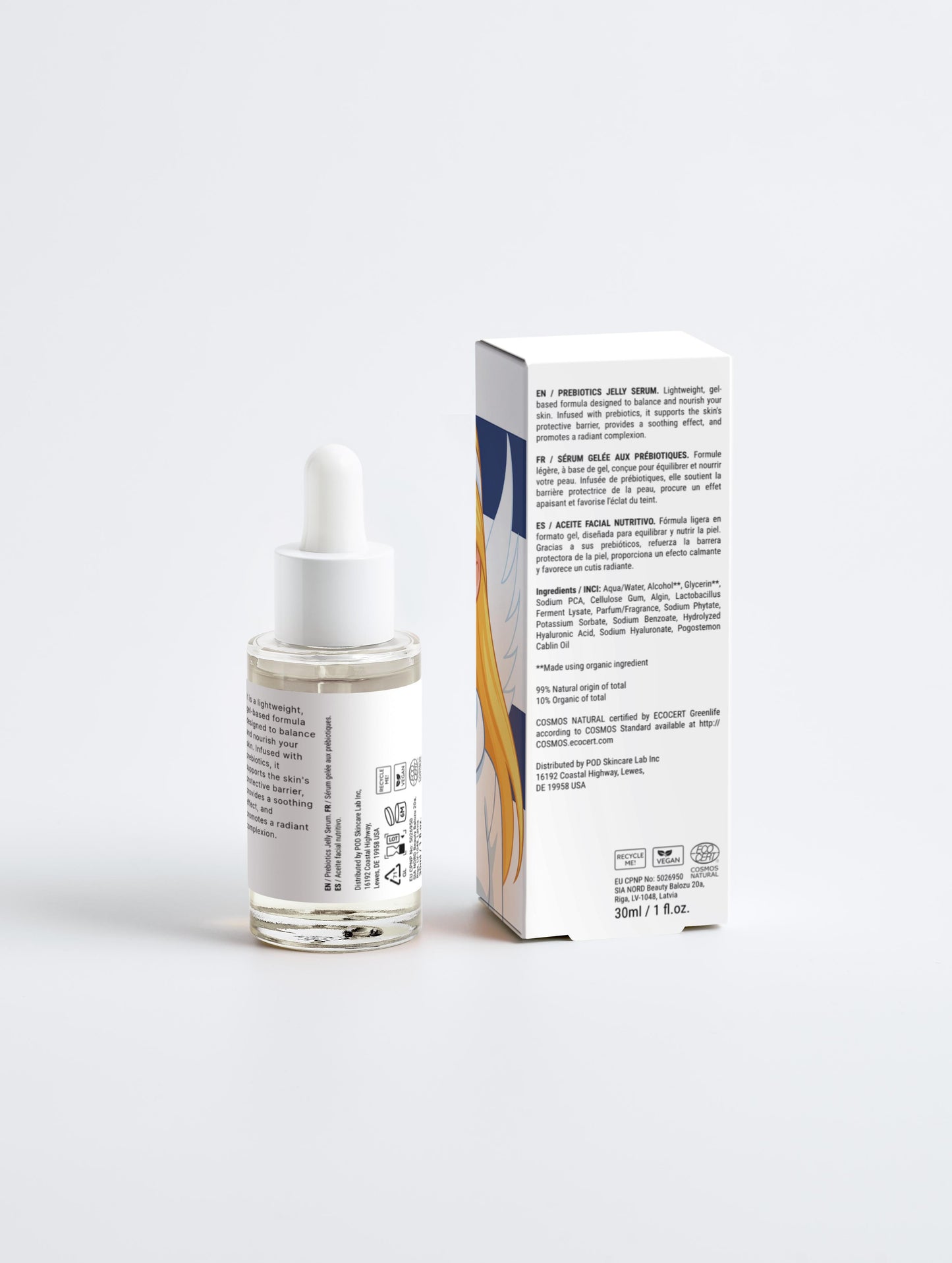 Soft Power Bioactive Prebiotics Jelly Serum