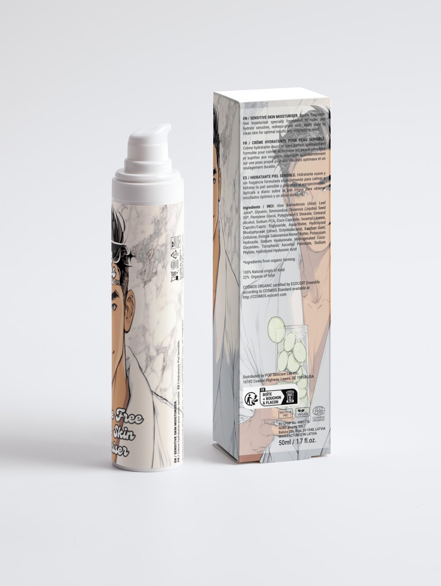 Daddies for Baddies Fragrance Free Sensitive Skin Moisturiser