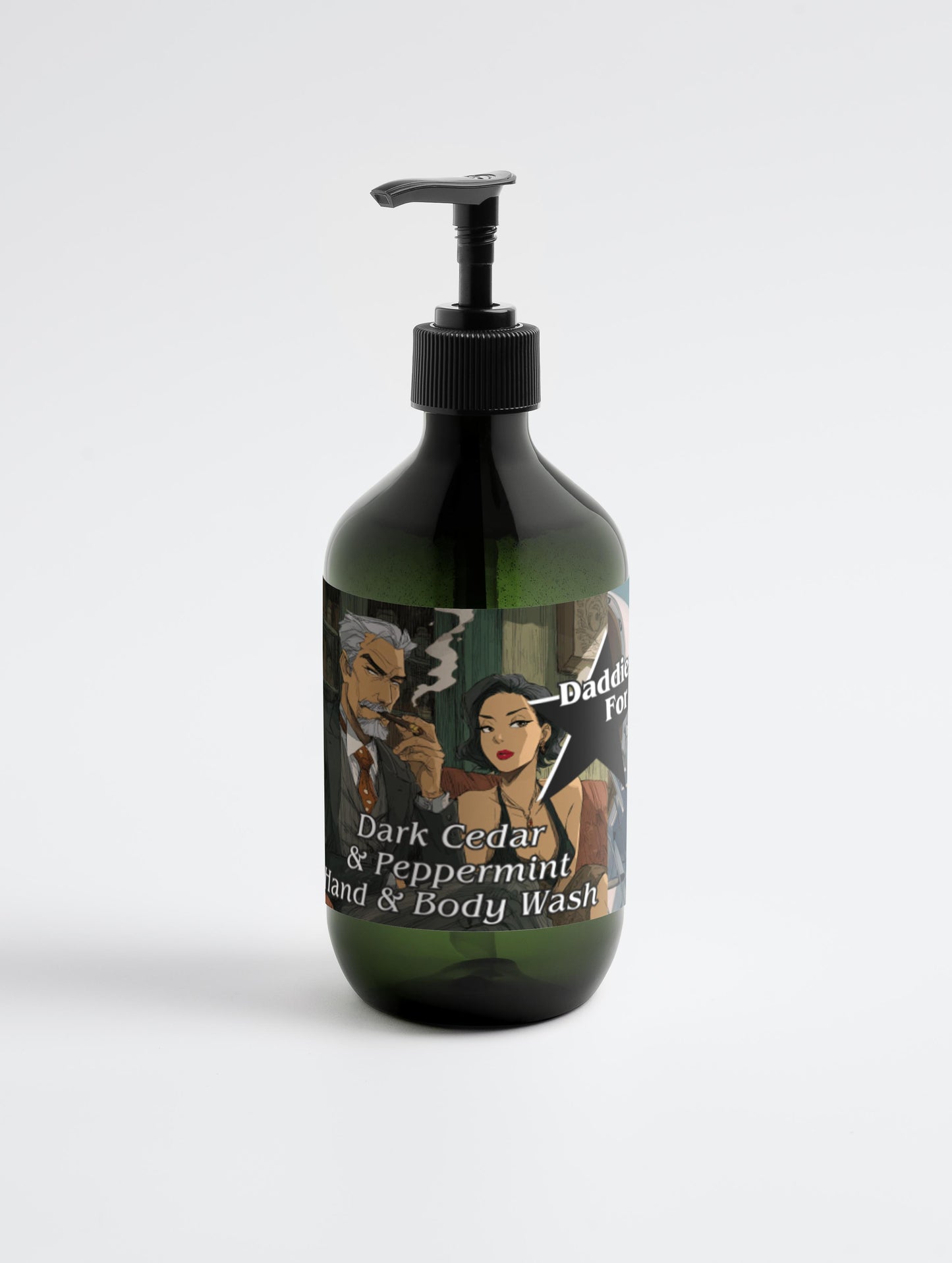 Daddies for Baddies Dark Cedar and Peppermint Hand & Body Wash,