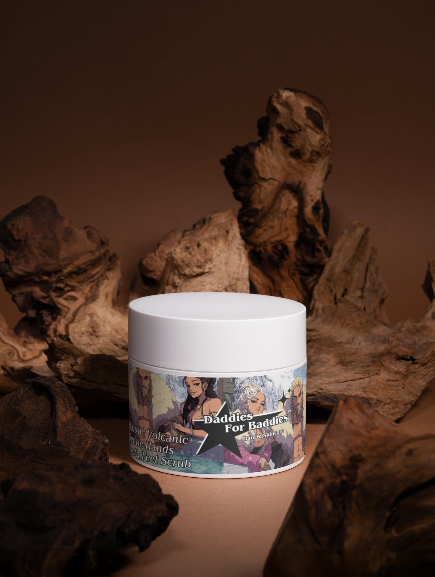 Daddies for Baddies Icelandic Volcanic Gentle Hands and Smooth Feet Scrub
