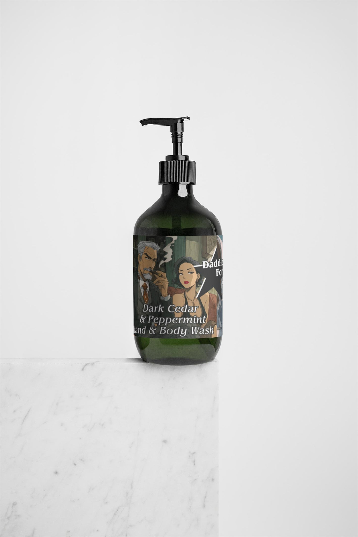 Daddies for Baddies Dark Cedar and Peppermint Hand & Body Wash,
