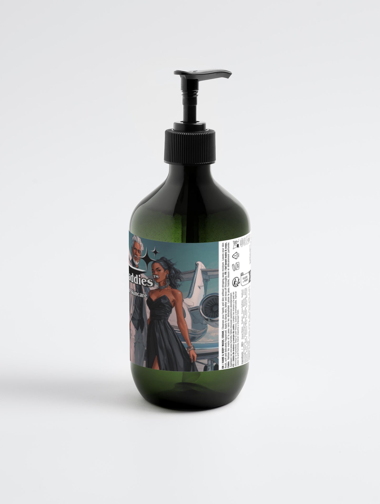 Daddies for Baddies Dark Cedar and Peppermint Hand & Body Wash,