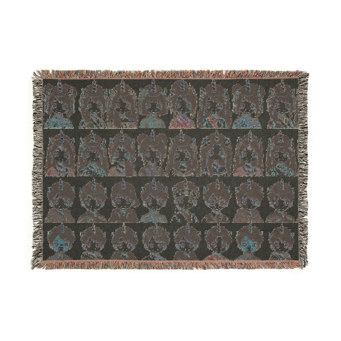 World Traveler East Asia Unicorn Crew 100% Cotton Woven Throw Original Artwork Heirloom Keepsake
