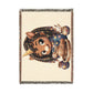 Little Crafting Chloe 100% Cotton Woven Throw Blanket Original Artwork Heirloom Keepsake Unicorns4everyone
