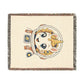 Little Astronaut Nova Unicorn 100% Cotton Woven Throw Blanket Original Artwork Heirloom Keepsake Unicorns4everyone