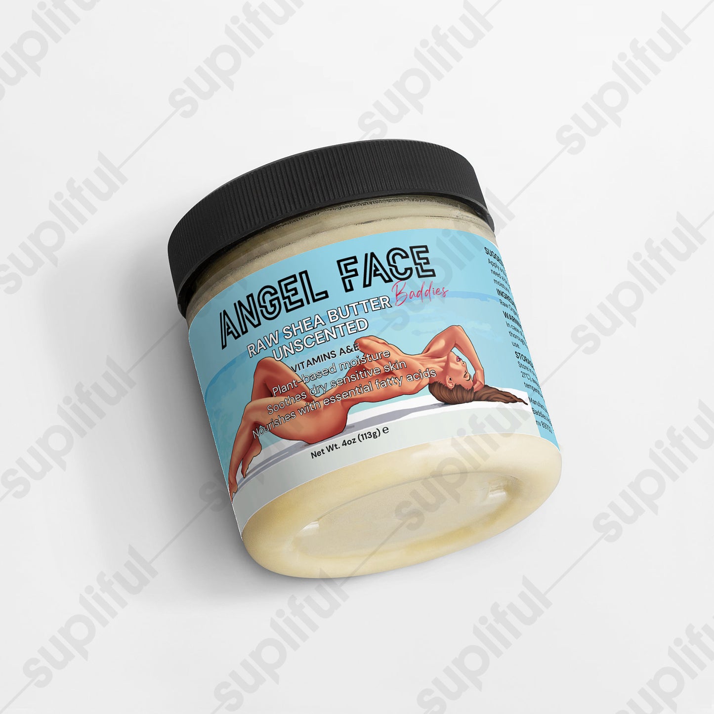 Raw Unscented Shea Butter by Angelface Baddies