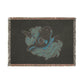 Auburn Sweet Golden Unicorn Throw Blanket — Cute Unicorns4everyone Woven Fringe Blanket