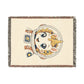 Little Astronaut Nova Unicorn 100% Cotton Woven Throw Blanket Original Artwork Heirloom Keepsake Unicorns4everyone
