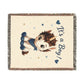 It is a boy Cool Chris Magical Unicorn 100% Cotton Woven Throw Blanket Original Artwork Heirloom Keepsake Fringe unicorns4everyone
