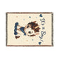 It is a boy Cool Chris Magical Unicorn 100% Cotton Woven Throw Blanket Original Artwork Heirloom Keepsake Fringe unicorns4everyone