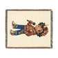 Jett The Rockstar Unicorn 100% Cotton Woven Throw Blanket Original Artwork Heirloom Keepsake Unicorns4everyone