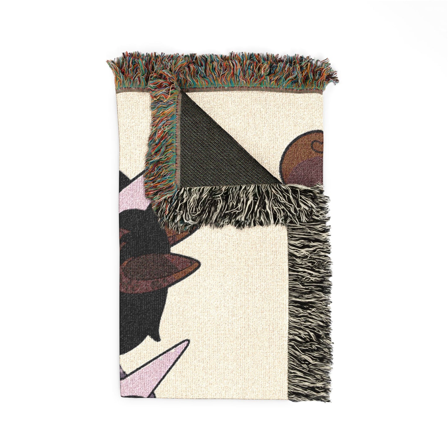 Bros Club Woven Throw Blanket | Cozy Cotton Unicorn Blanket by Unicorns4Everyone