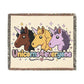 Beyond the last Unicorns Magical Unicorn 100% Cotton Woven Throw Blanket Original Artwork Heirloom Keepsake Fringe unicorns4everyone