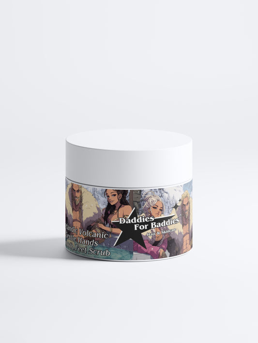Daddies for Baddies Icelandic Volcanic Gentle Hands and Smooth Feet Scrub